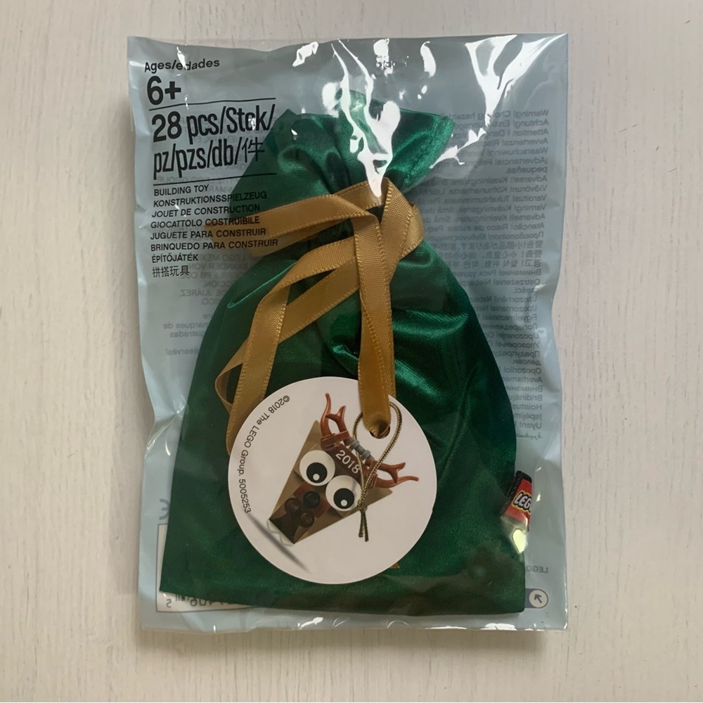 LEGO 2018 Reindeer Head 5005253 Christmas Holiday Ornament
